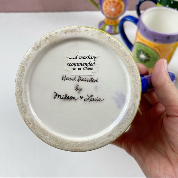 Milson & Louis Colorful Fruit Pitcher and Mugs - Picture 5 of 12